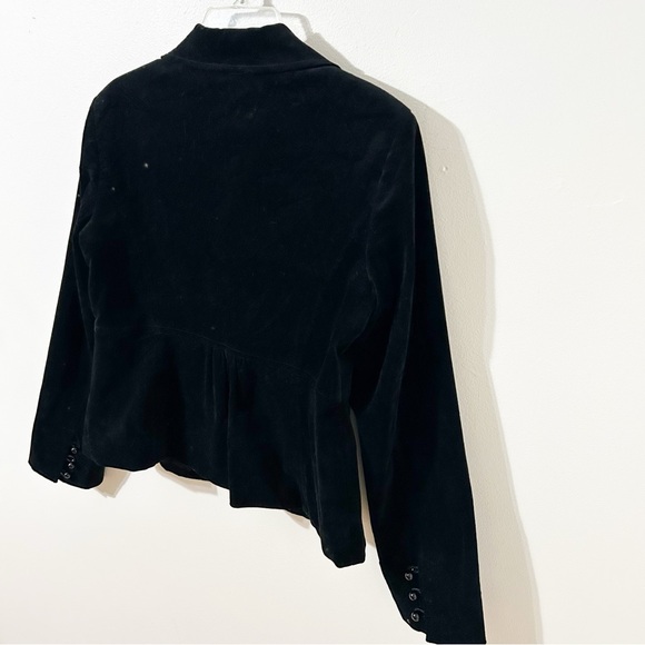 Mossimo Supply Co. Stretch Velvet/Velveteen Fully Lined Button Front Blazer 🖤 - Picture 6 of 14